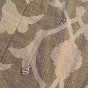 Swarovski square pendant crystal necklace